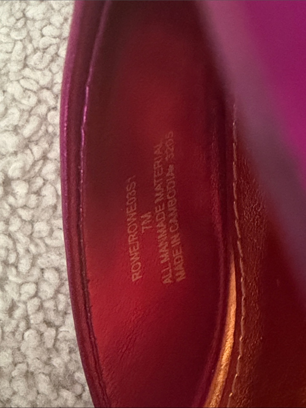 Steve Madden Metallic Fuchsia and Gold Peep-Toe Mules - Picture 3 of 5